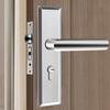 Fechadura de Porta de Aço Inoxidável Fechadura de Porta Interna Fechadura Silenciosa para Quarto Maçaneta com Fechadura para Porta de Quarto Fechadura Universal para Porta de Madeira Fechadura Dividida