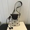 Bolsa Cubo de Lunares de Alta Calidad Verano 2026, Elegante Bolso Cruzado de un Solo Hombro, Simple y Versátil, Bolso para Mujer al por Mayor