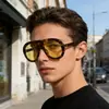 Nuevas Gafas de Sol Ojo de Sapo de Montura Grande, Gafas de Sol Personalizadas, Gafas Retro Europeas y Americanas, Anti-UV, Gafas de Sol de Moda de Alta Gama para Mujer