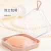 Adesivos de silicone para mamilos anti-amassado adesivos para o peito adesivos respiráveis anti-exposição sutiã invisível de silicone para natação fábrica atacado