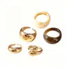 Anillo Cruzado de Moda Europeo y Americano, Juego de Anillos, Anillo Abierto Geométrico de Resina Ámbar de Tendencia Nicho para Mujeres