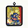Thangka Tibetano Budista de la Deidad de la Riqueza Negra de Mahakala, Imagen de Mahakala Buda Bordada a Mano con Oro