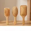 Peine de Madera, Peine Masajeador de Cojín de Aire de Bambú Natural, Peine para Masaje de Cabeza, Peine de Peluquería, Peine con Bolsa de Aire para Alisar el Cabello, Venta al por Mayor