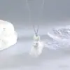 Colares Série de Animais Fofos Flocados Transfronteiriços Corgi Bichon Elefante Azul Coelho Panda Pingente Colares Outono e Inverno