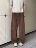 Nova Coleção de Outono 2026: Calça de Moletom Curva com Textura de Bambu, Tamanhos M-5XL, HK26691-Especial P37