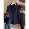 Chamarra cortavientos negra capa interior polar grafeno cintura ceñida chaqueta mujer otoño e invierno ajuste ceñido cálido capa interior top