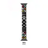 Para Apple Watch S9 y otras paletas de colores cuadradas pequeñas iwatch se correa de metal de 18 mm