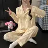 Pijama KT Cat Directo de Fábrica para Mujer Primavera Otoño Algodón Nube Manga Larga 2026 Nuevo Súper Caliente Lindo Conjunto de Ropa para el Hogar