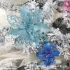 Bestseller transfronterizo 9CM flores artificiales decorativas de plástico corona de Navidad DIY decoraciones colgantes decoraciones para fiesta de Navidad al por mayor
