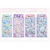 Pegatinas de Relieve Estéreo 3D Caricaturas Lindas Recompensa Pegatinas 3D Teléfono Móvil Piedra Preciosa Cristal Decoración Infantil Pegatinas de Diamante