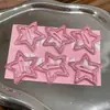 2025 Moda Y2K Estrela Grampo de Cabelo Feminino Franja Lateral Presilha Estrela de Cinco Pontas Bb Clip Adorável Acessório de Cabeça Novo Estilo