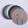 Tapete de mesa de PP tecido, base para mesa de jantar, base à prova de óleo, base para prato, base para tigela, porta-copos, estilo europeu e americano, estilo japonês, casa
