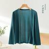 Xale de Proteção Solar de Verão com Cardigan, Moderno e Versátil, Tecido Amigo da Pele, Macio, Confortável, Blusa Solta e Respirável