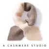Suéter de cachemir 100% puro con bloques de color para mujer, nuevo estilo otoño/invierno, con bufanda abotonada, que proporciona calidez, protección contra el viento y resistencia al frío, cómodo y versátil