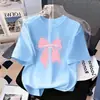 Camiseta de Manga Corta para Niña 2026 Verano Nueva Moda Elegante Camiseta para Niñas Mayores Ropa de Verano para Niños Top
