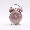 Reloj Despertador de Doble Campana Súper Ruidoso de 4 Pulgadas Esfera Personalizada Creativa Reloj Despertador Silencioso Clásico para Estudiantes Reloj de Mesa Gh823