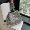 Bolsa de Corrente de Luxo de Alta Qualidade com Strass e Lantejoulas Completos para Mulheres, Exquisita e Estilosa, Adequada para o Dia a Dia e Uso no Ombro