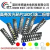 Luces Led SMD 0603 0805 1206 Rojo Naranja Amarillo Azul Verde Morado Blanco Luces Luminosas Perlas de Luz Led Fabricante