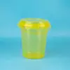 Cubos de Plástico Sellados de Colores de Grado Alimenticio con Asas para Té de Burbujas y Empaque de Frutas, Soporte para Personalización, Venta Directa del Fabricante