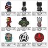 En stock 22 pegatinas de tela bordadas de dibujos animados, insignias redondas, parches de dibujos animados para ropa de jeans, pegatinas para reparar agujeros