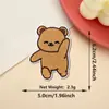 Pegatinas de Tela Bordadas de Oso Autoadhesivas Nuevas Lindas Pegatinas de Parche de Dibujos Animados Pegatinas de Parche para Chaqueta de Plumas Sudadera Pegatinas de Tela Decorativas