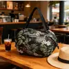 Bolsa Acordeão Bolsa de Compras de Supermercado Bolsa Tote Portátil Enrolável Bolsa Nuvem Bolsa de Armazenamento de Grande Capacidade Bolsa de Compras Dobrável