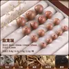 Pulsera de Cuentas de Incienso Taohe Accesorios Fragancias Naturales Cinco Elementos Cuentas de Sándalo Materiales DIY Cuentas Cuentas de Incienso Cuentas Sueltas Venta al por Mayor