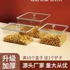 Estante de Supermercado Alimentos Frasco Sellado Caja de Almacenamiento Plástico Transparente Exhibición Snacks Azúcar Frutas Deshidratadas Semillas Tostadas