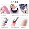 Arte de uñas removedor de uñas espeso papel de lata para uñas papel de lata para lavar uñas papel de lata auxiliar para uñas de fototerapia suministros removedor de esmalte de uñas papel de lata caja negra