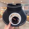 Sombrero con Ventilador Solar para Mujer con Visera Curva, Sombrero de Sol Abierto para Deportes al Aire Libre, Sombrero con Ventilador Solar