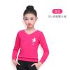 Tops de Baile para Niños, Ropa de Baile de Práctica de Otoño, Ropa de Baile Latino para Niños, Camisas Culturales para Niñas, Camisetas de Ropa de Baile