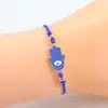 Pulsera Ojo del Diablo Más Vendida de Amazon, Pulsera Amuleto Trenzado de Amistad Ajustable, Adorno de Regalo de Navidad