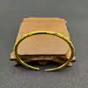 El Niño Demonio de Nezha Llega al Mundo Pulsera Anillo Gan Kun para Hombres y Mujeres con Pulsera Chapada en Oro para Pareja Estilo Chino Marea Nacional Pulsera Abierta