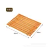Bandeja de rejilla para pan de madera maciza para uso doméstico, Bandeja rectangular de exhibición hueca para pastelería, Bandeja de rejilla de madera para hornear