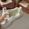 Otoño 2026 Nuevo Estilo Coreano Zapatos Infantiles Niños Medianos y Grandes Casuales Zapatos de Tabla Blancos Infantiles Zapatos Deportivos para Correr Niños y Niñas