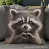 Funda de Almohada de Perro de Alpaca Más Vendida Transfronteriza, Linda Funda de Cojín Decorativa para Dormitorio de Gato, Hogar, Sofá
