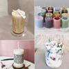 Fabricante Atacado DIY Molde de Cola Cilíndrico Seis Lados Vela de Aromaterapia Resina Epóxi Decoração de Mesa Molde de Silicone