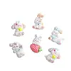 Accesorios de Resina DIY de Dibujos Animados Joyería Perro Lindo Pasador Funda para Teléfono Móvil Hebilla de Zapato Llavero Colgante Accesorios