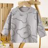 Roupa Infantil Outono e Inverno Algodão Puro Roupa Íntima Infantil Camada Base Manga Longa Roupa Térmica Manga Longa Gola Meia-Alta Peça Única Atacado
