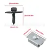 Adecuado para Tornillos, Pernos, Tuercas, Sujetadores, Clips de Fijación para Guardabarros de Parachoques de Protección de Bajo Motor Mercedes-Benz