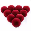 Bola de Pelo Falso de Zorro 10-12cm Colorida Bola de Felpa DIY para Accesorios de Zapatos y Sombreros, Dijes para Bolsos, Stock Listo de Fábrica, Entrega Rápida