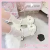 [Em Estoque] Sapatos Redondos Originais Lolita Doces e Fofos com Laço da Coleção Estação das Flores e Sinos