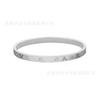 Pulsera de anillo de diamante B caliente transfronteriza para amantes de acero de titanio 18k moda lujo pulsera en stock