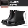 Dropshipping Galochas Masculinas Curtas de Cano Curto Moda Sapatos Aquáticos Botas de Água Masculinas Impermeáveis Antiderrapantes Leves Resistentes ao Desgaste Sapatos de Trabalho para Cozinha