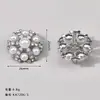Botones de Diamante Perla Huecos de Pagoda Estilo Mismo de Marca Botones de Diamante Multicolor Multitamaño Gama Alta Estilo Chanel