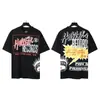 Transfronterizo 24ss Hell Star Hellstar Estilo Europeo y Americano High Street Manga Corta Tendencia Camisetas para Hombre y Mujer Belleza de Nicho Marea