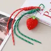 Pendente de Bolsa de Desenho Animado de Pelúcia Moda Simples Estrela Cogumelo Cordão de Bolsa Chaveiro Ins Ornamento Presente Estilo Coreano