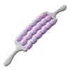 Bastão de Massagem de Três Fileiras Maça de Yoga Treinamento Sensorial Relaxamento Muscular Eixo Flexível do Rolo de Massagem Massagem nas Pernas