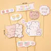 Decoración de Pastel Estilo Ins Bandera Coreana Enchufe Dibujos Animados Oso Lindo Hp Corazón Feliz Cumpleaños Topper Accesorios