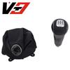 Adecuado para Honda Civic DXEXLX06-11 coche palanca de cambios de mano palanca de cambios cabeza de cambio funda antipolvo accesorios